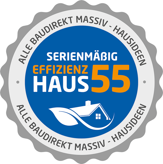 Abbildung Siegel KfW 55 Effizienzhaus